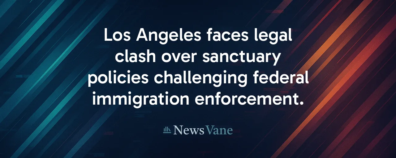 Los Angeles faces legal clash over sanctuary policies challenging federal immigration enforcement.