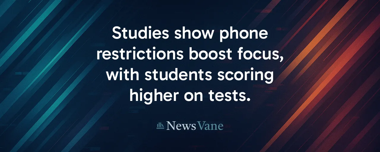 Studies show phone restrictions boost focus, with students scoring higher on tests.
