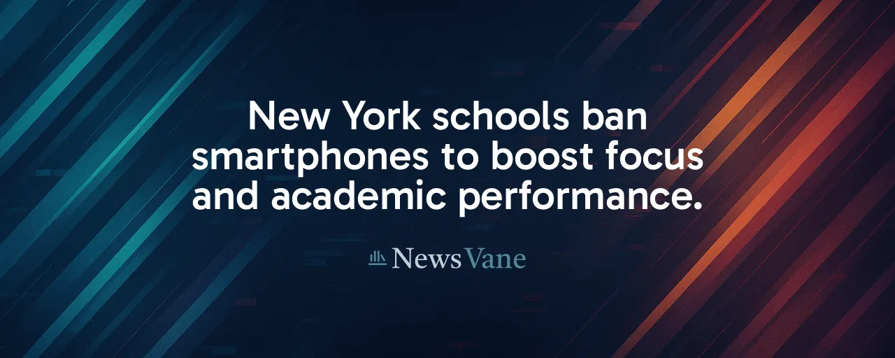 New York schools ban smartphones to boost focus and academic performance.