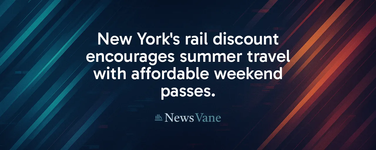 New York's rail discount encourages summer travel with affordable weekend passes.