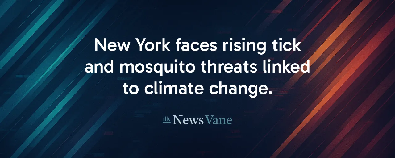 New York faces rising tick and mosquito threats linked to climate change.