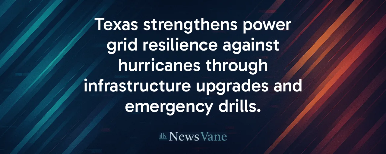 Texas strengthens power grid resilience against hurricanes through infrastructure upgrades and emergency drills.