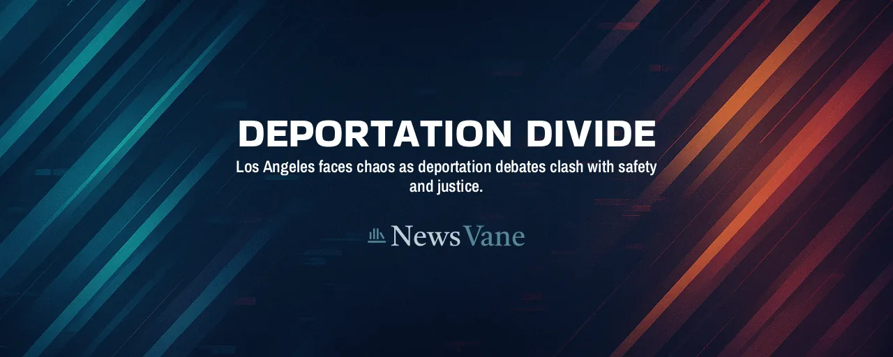 Deportation Divide: Los Angeles faces chaos as deportation debates clash with safety and justice.