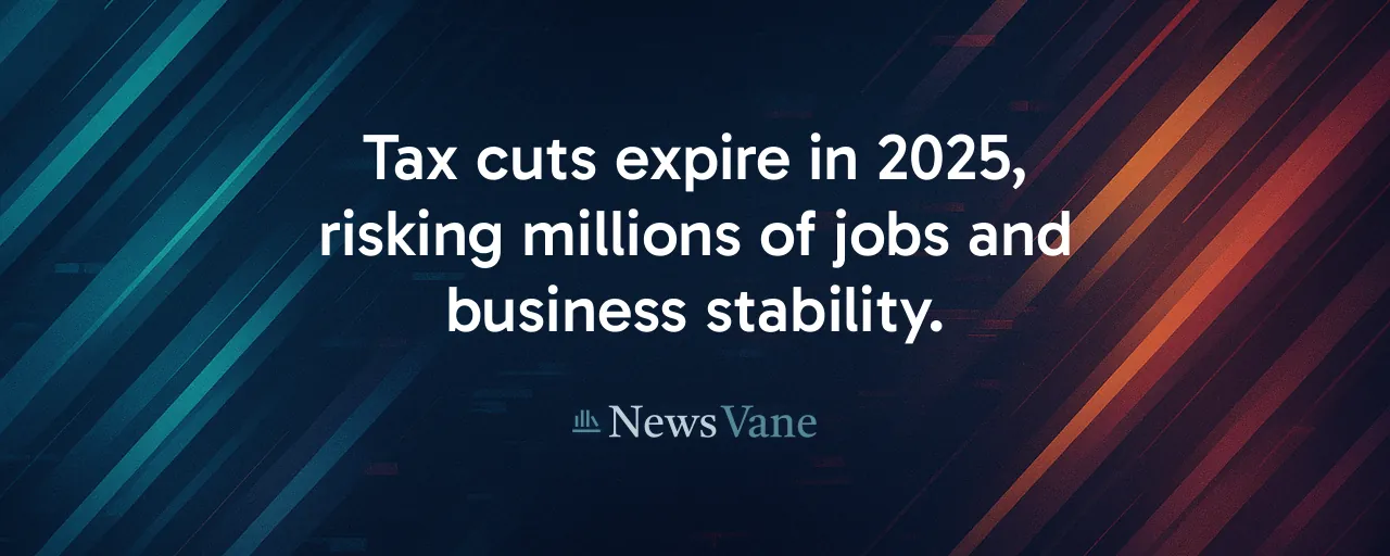 Tax cuts expire in 2025, risking millions of jobs and business stability.