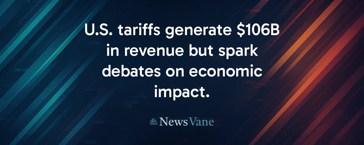 U.S. tariffs generate $106B in revenue but spark debates on economic impact.