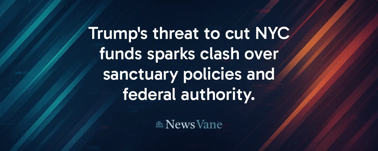 Trump's threat to cut NYC funds sparks clash over sanctuary policies and federal authority.