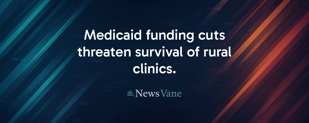 Medicaid funding cuts threaten survival of rural clinics.