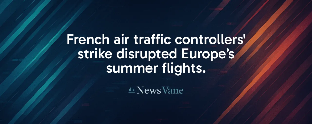 French air traffic controllers' strike disrupted Europe’s summer flights.