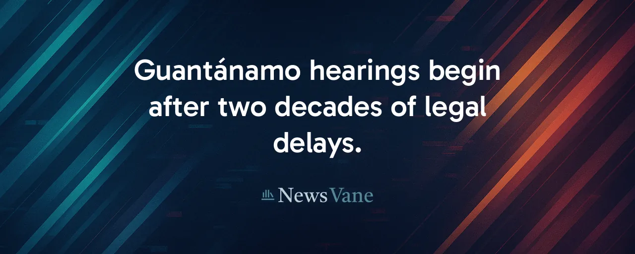 Guantánamo hearings begin after two decades of legal delays.
