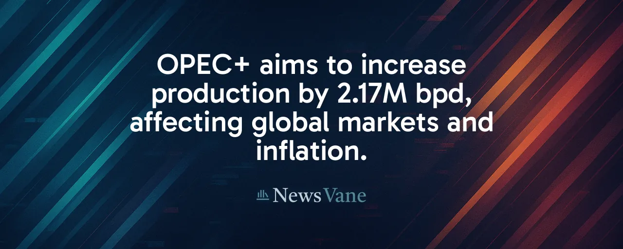 OPEC+ aims to increase production by 2.17M bpd, affecting global markets and inflation.