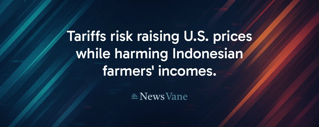 Tariffs risk raising U.S. prices while harming Indonesian farmers' incomes.