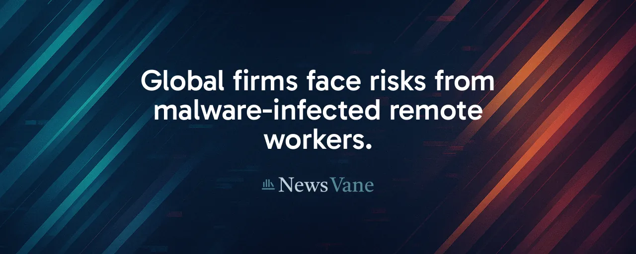 Global firms face risks from malware-infected remote workers.