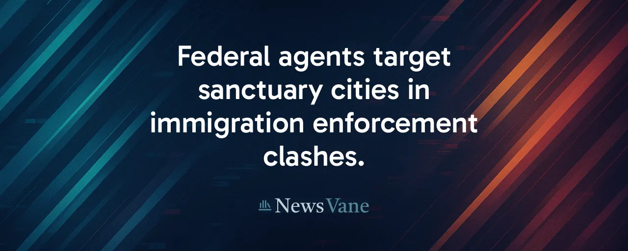 Federal agents target sanctuary cities in immigration enforcement clashes.