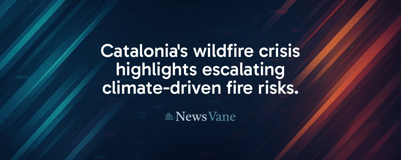 Catalonia's wildfire crisis highlights escalating climate-driven fire risks.